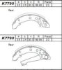 ASIMCO K7790 Brake Shoe Set
